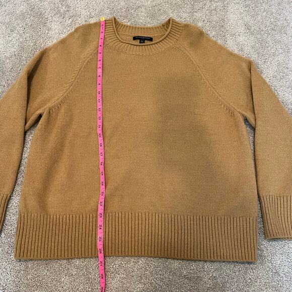 Banana Republic Women's Camel Brown Crewneck Sweater Size XL - Picture 7 of 8